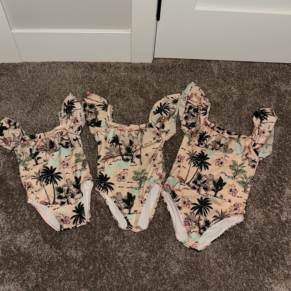 Tropical Print Kids One Piece Swimsuit Janie and Jack